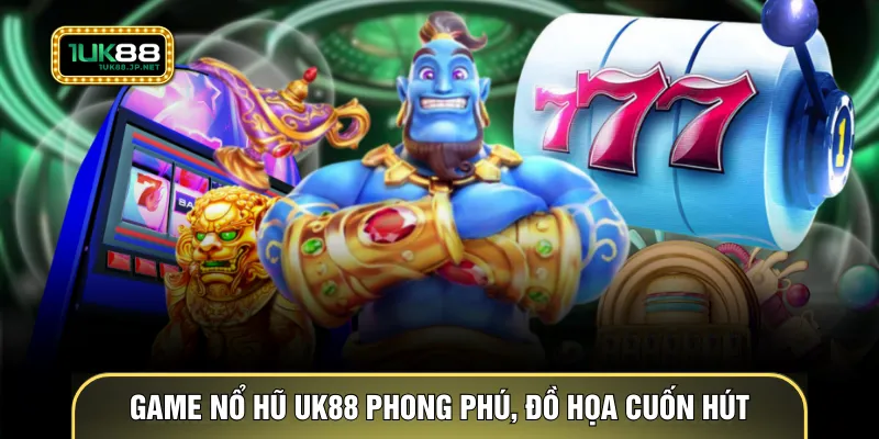 Game nổ hũ UK88 phong phú, đồ họa cuốn hút