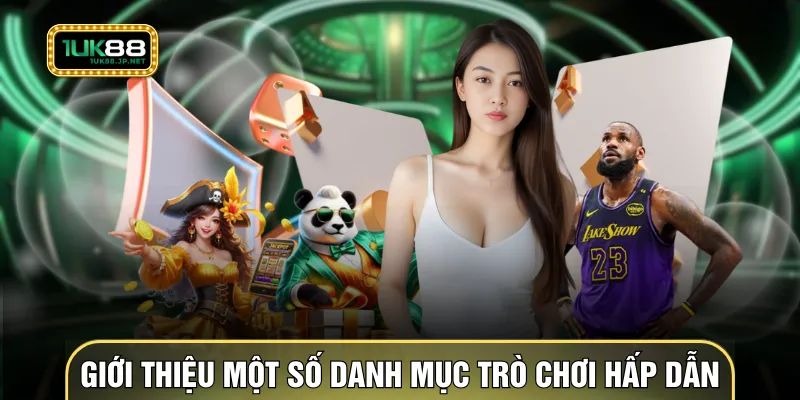 Giới thiệu một số danh mục trò chơi hấp dẫn