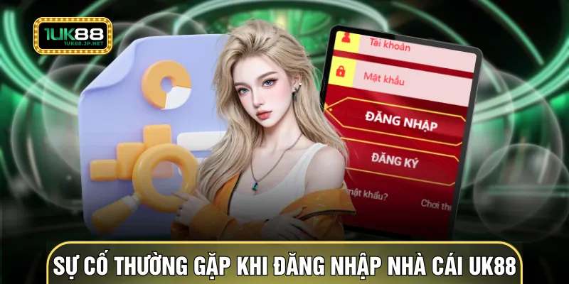 Sự cố thường gặp khi đăng nhập nhà cái UK88